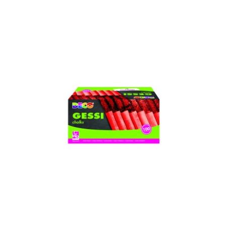 GESSI COLORATI ROSSI PZ.100