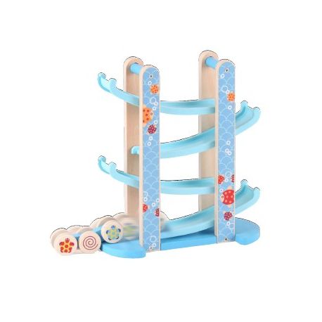 PISTA CORSA IN LEGNO - OCEANO PER BAMBINI