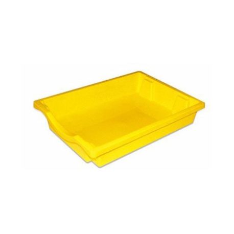 CONTENITORE BASSO CM.43X31,5X7,5H - GIALLO PER BAMBINI