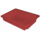 CONTENITORE BASSO CM.43X31,5X7,5H - ROSSO
