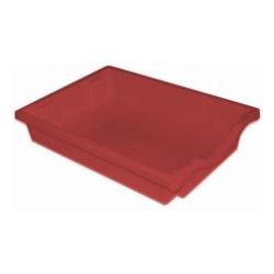 CONTENITORE BASSO CM.43X31,5X7,5H - ROSSO
