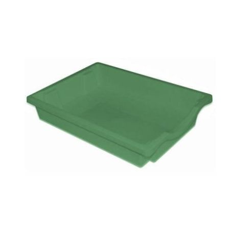 CONTENITORE BASSO CM.43X31,5X7,5H - VERDE PER BAMBINI
