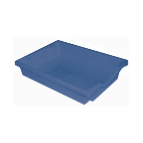CONTENITORE BASSO CM.43X31,5X7,5H - BLU PER BAMBINI