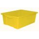 CONTENITORE ALTO CM.43X31,5X15 - GIALLO