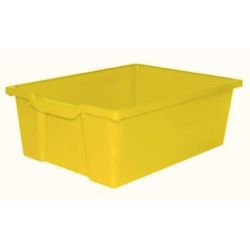 CONTENITORE ALTO CM.43X31,5X15 - GIALLO
