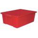 CONTENITORE ALTO CM.43X31,5X15 - ROSSO