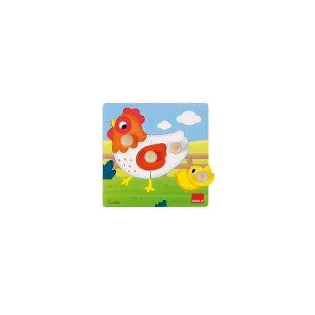 PUZZLE GALLINA PER BAMBINI