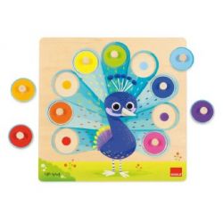 PUZZLE COLORI PAVONE