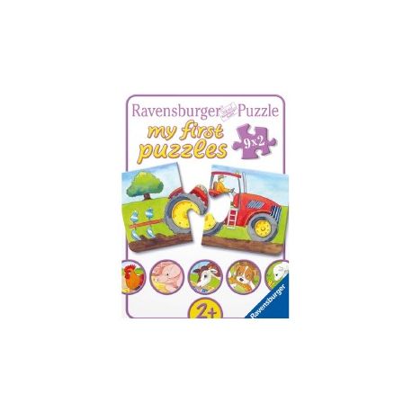 PRIMI PUZZLE FATTORIA DA 2 PEZZI PER BAMBINI