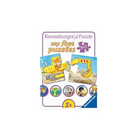 PRIMI PUZZLE IL CANTIERE DEGLI ANIMALI PER BAMBINI