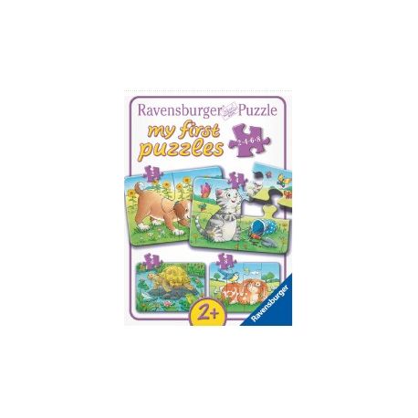 PRIMI PUZZLE ANIMALI DEL CORTILE PER BAMBINI