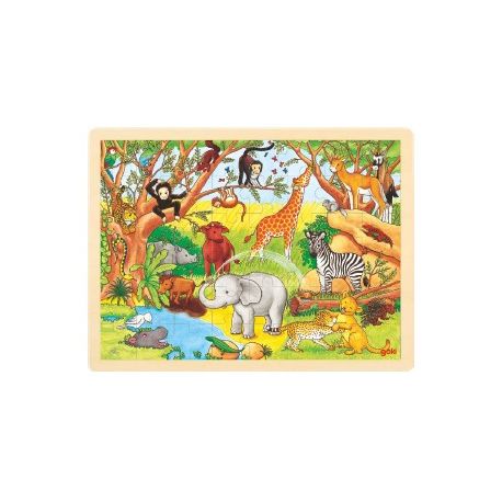 PUZZLE LEGNO 48 PZ AFRICA PER BAMBINI