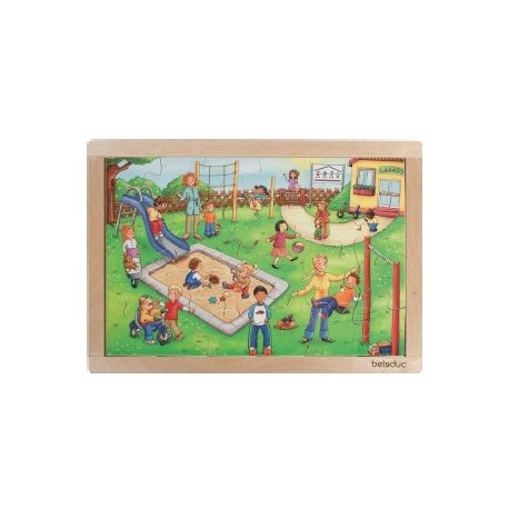 PUZZLE LEGNO SCUOLA DELL'INFANZIA PER BAMBINI