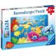 PUZZLE 2X24 ANIMALI DAL MONDO