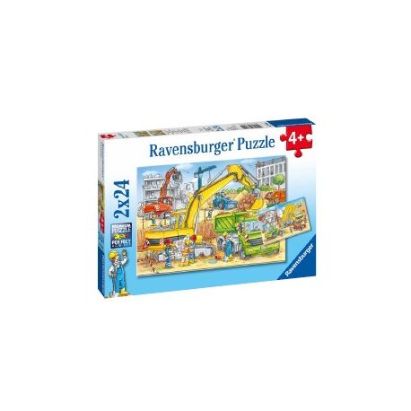 PUZZLE 2X24 CANTIERE PER BAMBINI
