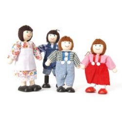 FAMIGLIA DEL FATTORE IN LEGNO - PZ. 4