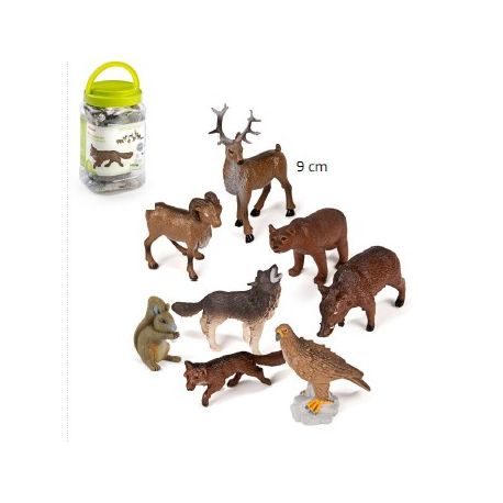 ANIMALI DELLA FORESTA PZ.8 PER BAMBINI