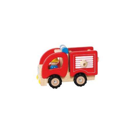 CAMION POMPIERI IN LEGNO PER BAMBINI