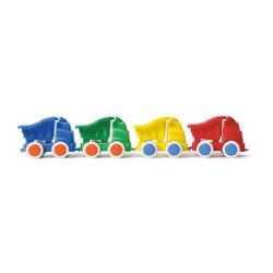 CAMION CON RIBALTA SET 4 PEZZI