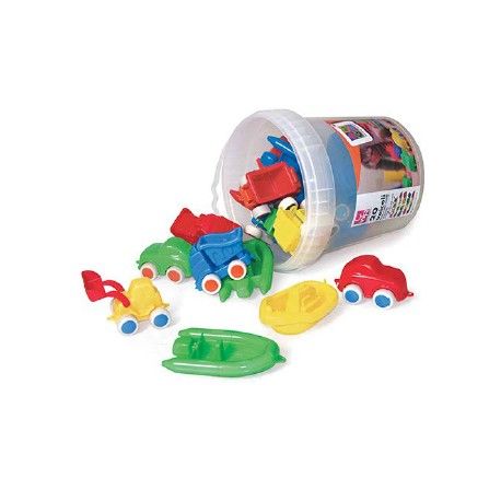 SECCHIELLO 20 VEICOLI ASSORTITI PER BAMBINI