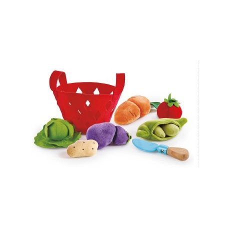 CESTO DI VERDURE IN STOFFA PER BAMBINI