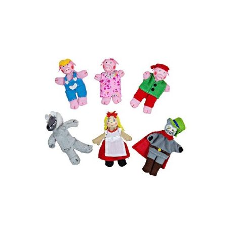 BURATTINI A DITA PZ. 6 - FAVOLE PER BAMBINI