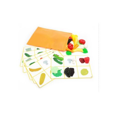 TOMBOLA TACTI FRUTTA E VERDURA PER BAMBINI