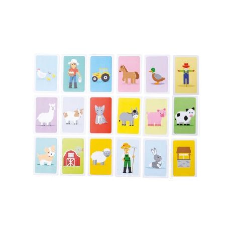 FLASH CARDS FATTORIA - MAZZO PZ. 52 PER BAMBINI