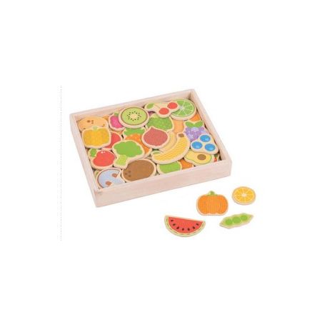 MAGNETI FRUTTA E VERDURA - PZ. 35 PER BAMBINI