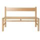 PANCA CON SCHIENALE 90 CM 31 cm COLORE NATURALE