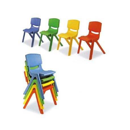 SEDIA SMILE IN ACRILICO 26 GIALLO PER BAMBINI