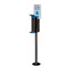 COLONNA CON DISPENSER A GOMITO FISSAGGIO AL SUOLO