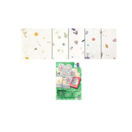 FOGLI LEGGERI 35GR 23X33 CON PETALI DI FIORE 5FG