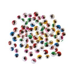 OCCHI MOBILI COLORATI CON CIGLIA PZ.230