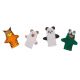 BURATTINI A DITA DA DECORARE IN COTONE PZ.20