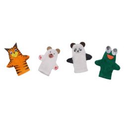 BURATTINI A DITA DA DECORARE IN COTONE PZ.20