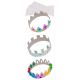 CORONE DA DECORARE - 6 MODELLI - 12 PEZZI