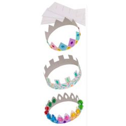 CORONE DA DECORARE - 6 MODELLI - 12 PEZZI