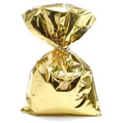 BUSTE CELLOPHAN MET. ORO 35X50 PZ. 50