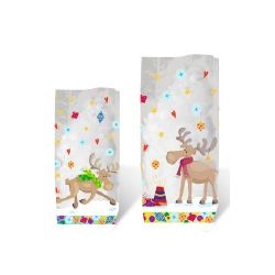 SACCHETTI REGALO ALCE 14,5X23,5CM PZ.10