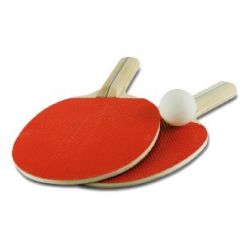 COPPIA RACCHETTE DA PING PONG