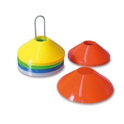 CONO A DISCO CM.20 PZ.50 CON PORTADISCO 5COL. ASS