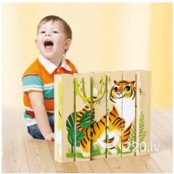 4 PUZZLE ANIMALI DA SALVARE