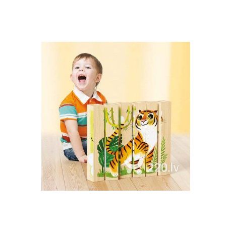 4 PUZZLE ANIMALI DA SALVARE PER BAMBINI