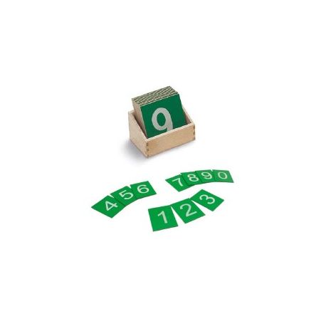 TAVOLE SMERIGLIATE NUMERI PZ.10 PER BAMBINI