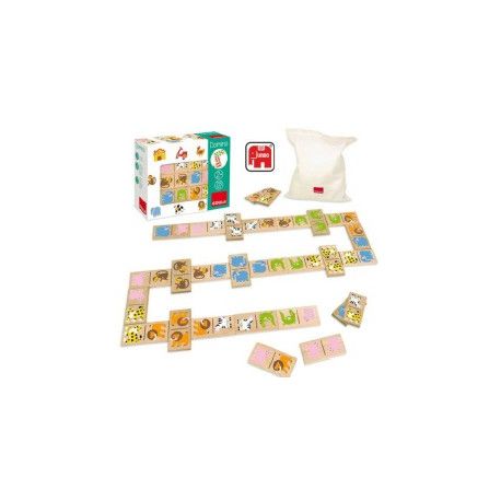 DOMINO ANIMALI DELLA GIUNGLA PER BAMBINI