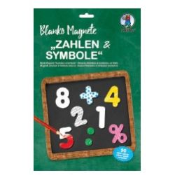 NUMERI MAGNETICI DA COLORARE - 90 PZ