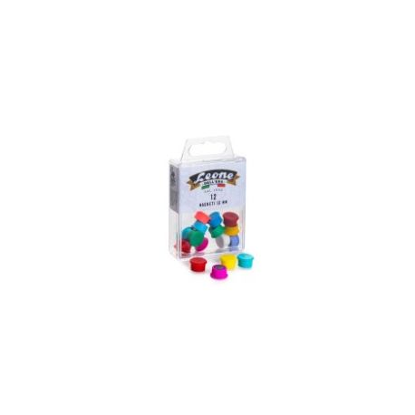 MAGNETI COLORATI PZ.12 MM.13
