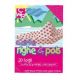 CARTA RIGHE/POIS CM.23X33 FG.20 GR. 90 ASS.