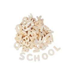LEGNO DA DECORARE LETTERE PZ.300